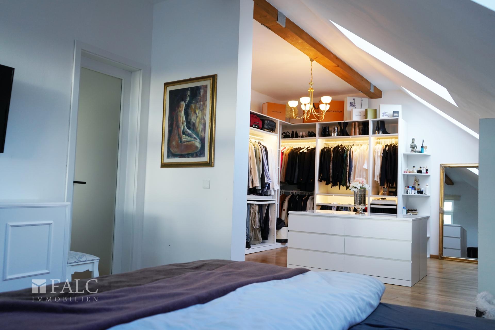 Schlaf-Ankleidezimmer Ansicht 3